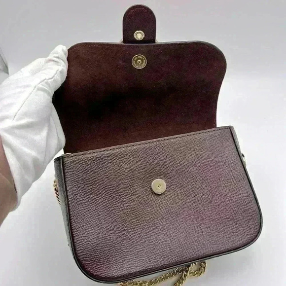 Coach Gemma Crossbody Bag In Colorblock With Butterfly Buckle EUC - Picture 14 of 14